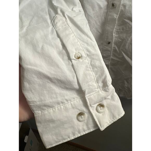 Columbia Shadowcaster women’s plus 1x white PFG SPF long sleeve button up shirt - Picture 5 of 7